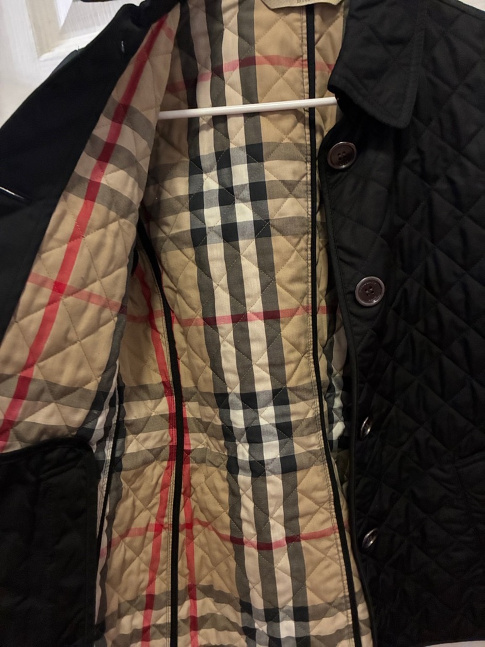 Burberry Classic Quilted Black Women's Jacket - Picture 4 of 6